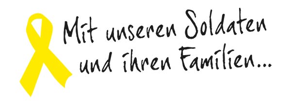 Gelbe Schleife + Soldaten (schwarz) Gelbe Schleife + Soldaten (schwarz)