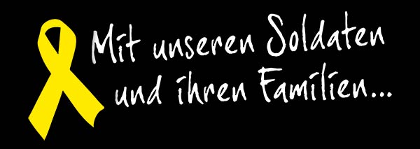 Gelbe Schleife + Soldaten weiss Gelbe Schleife + Soldaten weiss